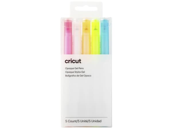 Cricut - Rollerball-penna - vattenbaserad - permanent - gelbläck (paket om 5)