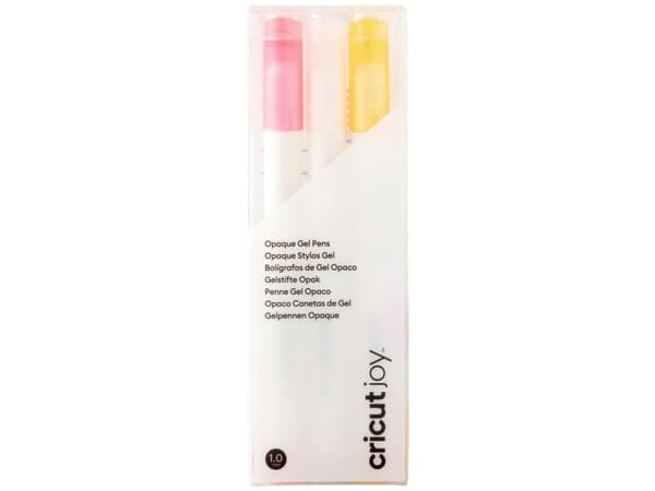 Cricut Joy - Rollerball-penna - permanent - rosa, vit, orange - ogenomskinlig - gelbläck - 1 mm (paket om 3)