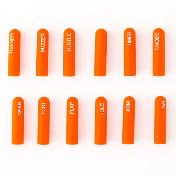 RadioMaster Silicon Switch Covers Long - Orange