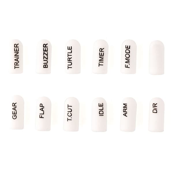 RadioMaster Silicon Switch Covers Kort - Hvid