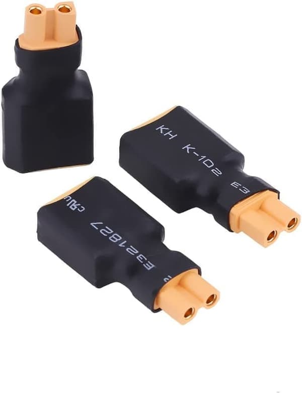 5 stk RC dronestik XT30 til XT60 (XT30 hun til XT60 stik) - tilbehør til fjernbetjening legetøj adapter plug konverter