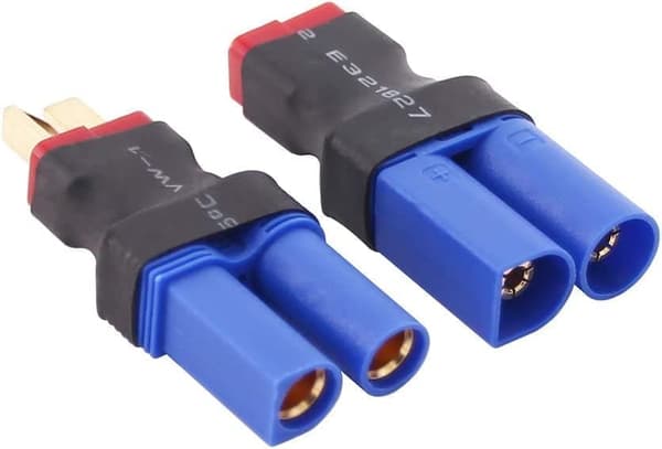 4 bitar EC5 till T-Plug Deans Style hane kvinnlig Tillbehör till Fjärrstyrda Leksaker RC-kontaktadapter