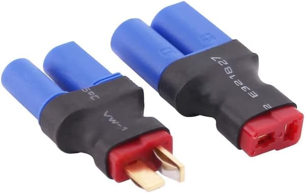 4 bitar EC5 till T-Plug Deans Style hane kvinnlig Tillbehör till Fjärrstyrda Leksaker RC-kontaktadapter