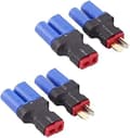 Miniatyrbild 1 av 5: 4 bitar EC5 till T-Plug Deans Style hane kvinnlig Tillbehör till Fjärrstyrda Leksaker RC-kontaktadapter