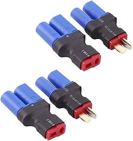 4 bitar EC5 till T-Plug Deans Style hane kvinnlig Tillbehör till Fjärrstyrda Leksaker RC-kontaktadapter
