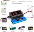 Miniatyrbild 6 av 6: HTRC Nimh batteriladdare för paket batteri 2-8s Nimh NiCD (2.4V-9.6V) med standard / Mini Tamiya-kontakt för Airsoft RC Car Boat Drone Laddare