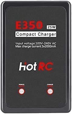 E350 2S 3S Kompakt balanseringsladdare 25W för livet Lipo RC Batteri Bil Drones Quadcopters