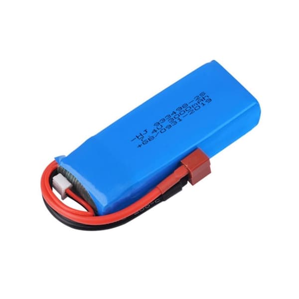 WLToys 7.4V 3000mAh Lipo Flat Deans