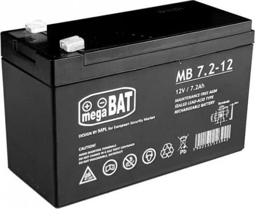 LEANToys Gel battery for a car for a 12V 7.2AH battery