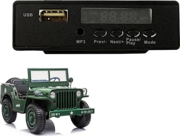 Music panel for the vehicle for the JH101 battery