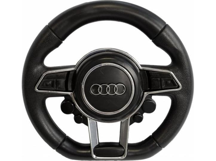 LEANToys Vehicle Steering Wheel for Audi Q5 Battery