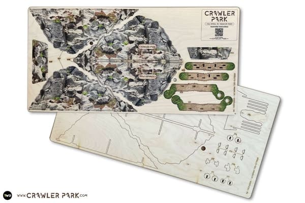 Crawler Park - Kit med 5 hinder för 1/18 &amp; 1/2