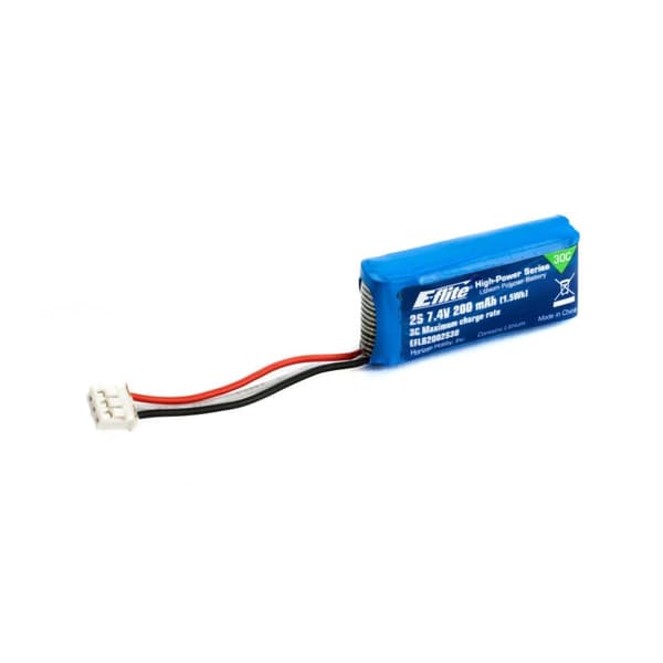 2s   200mAh - 30C LiPo E-Flite