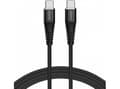 Miniatyrbilde 3 av 5: SAVIO - USB-kabel - 24 pin USB-C (hann) til 24 pin USB-C (hann) - USB 2.0 - 20 V - 5 A - 2 m - USB Power Delivery (100 W) - svart