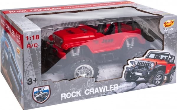 RC kallioryömijä auto punainen