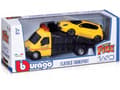 Pikkukuva 1 / 5: BBURAGO 18-31404, Raskaan kuljetusrekan pienoismalli, Esikoottu, 1:43, Ford Focus ST, 2 kpl, Vihreä