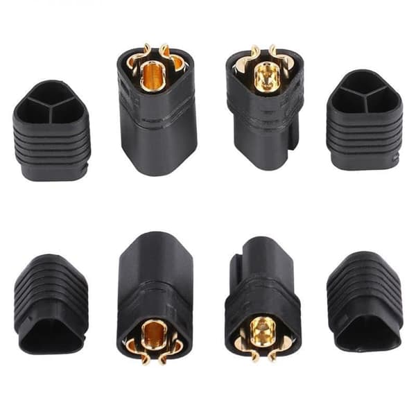 5 par MT60-stik af høj kvalitet, 3,5 mm ESC-stik, han-hun, RC Lipo-model batteristik - tilbehør til fjernstyrede legetøjsstik