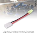 Pikkukuva 4 / 7: 1 kpl 16AWG cm 13 pistokkeenmuunninsovitin Tamiya suuri naaras mini Tamiya uros latauskaapeli - lisävarusteet kaukosäätimen lelukaapelille
