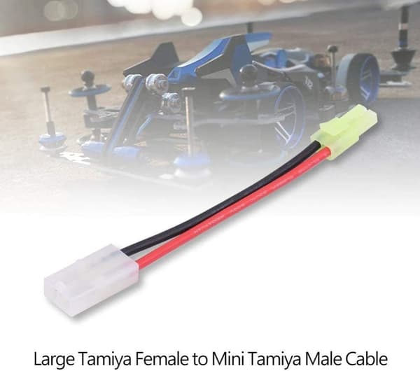 1 kpl 16AWG cm 13 pistokkeenmuunninsovitin Tamiya suuri naaras mini Tamiya uros latauskaapeli - lisävarusteet kaukosäätimen lelukaapelille