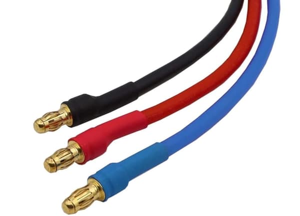 3st Kabelförlängning 16AWG 30cm Banan 3.5mm för RC borstlös motor ESC - Tillbehör till Fjärrstyrda Leksaker kabel