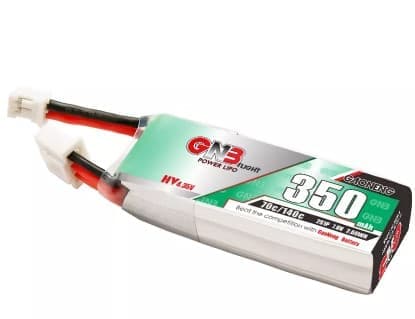 Gaoneng GNB 1 stykke 7.6V 350MAH 70C 140C 2S HV PH2.0 Lipo batteri til Emax TinyhawkS FPV Racing Drone - Tilbehør til fjernbetjening legetøj