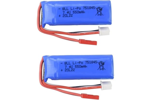 Wltoys K969 K979 K989 K999 P929 P939 stycken 751845 7.4V 550mAh bil höghastighetsfjärrkontroll - Tillbehör till Fjärrstyrda Leksaker litiumbatterier