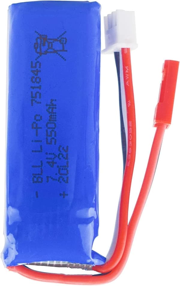 Wltoys K969 K979 K989 K999 P929 P939 7.4V 550mAh för bil höghastighetsfjärrkontroll - Tillbehör till Fjärrstyrda Leksaker Litiumbatteri 751845