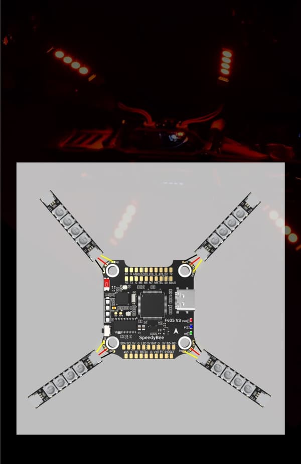 SpeedyBee Stack F405 V3 50A 3-6S FC Stack