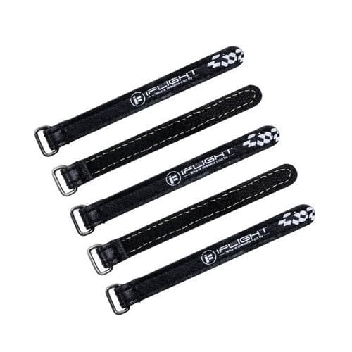 iFlight Batteristropp PU 10x100mm (5stk) Sort