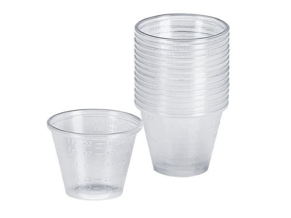 Revell Mixing Cups 15pcs Gjennomsiktig