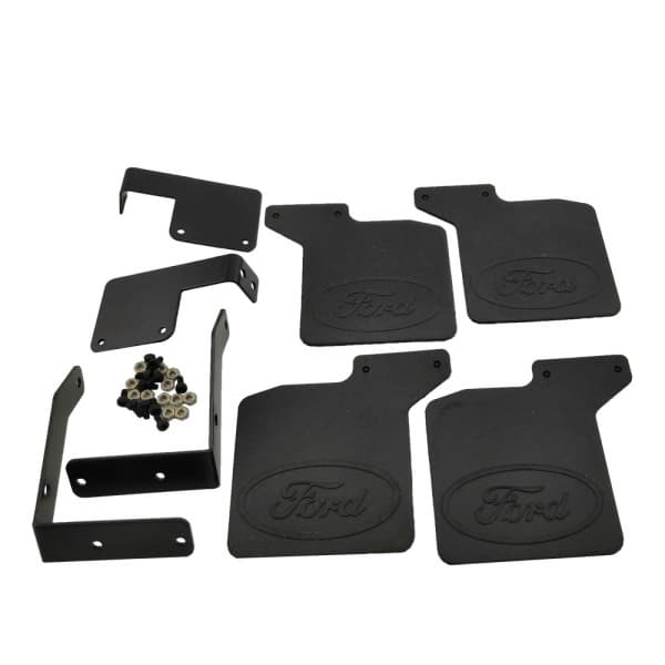 HobbyDetails Mud Flap Set Ford Black TRX-4