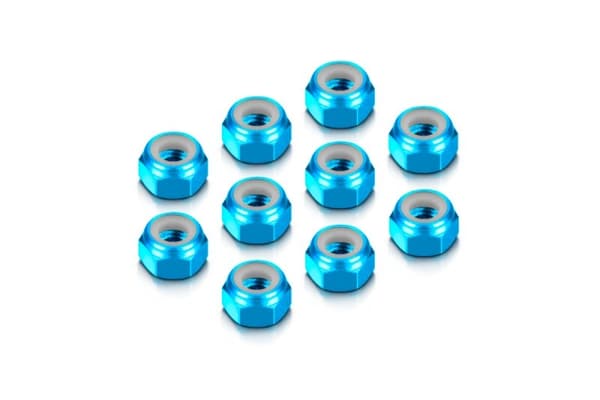 HUDY Alu Nut M4 - Blue (10)