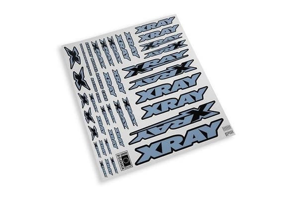 Decal sheet Xray - Metallic Silver