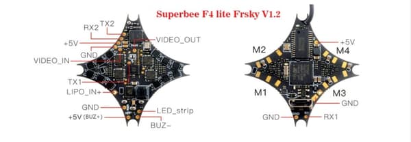 Happymodel Superbee F4 Lite AIO FRSKY