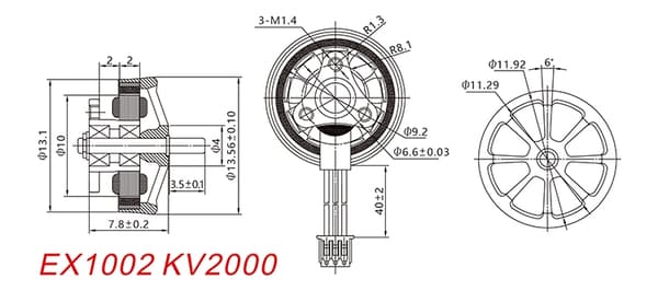Happymodel EX1002 KV20000