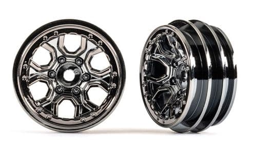 TRX-9770-BLKCR Wheels Black Chrome TRX-4M (2)
