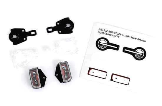 TRX-9718 LED Lenses TRX-4M Bronco