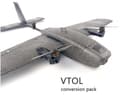 Miniatyrbilde 1 av 2: HeeWing T1-PNP VTOL Conversion Pack