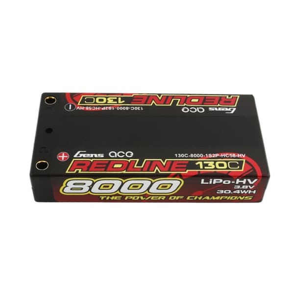 1s 8000mAh - 130C - Gens Ace Redline Shorty