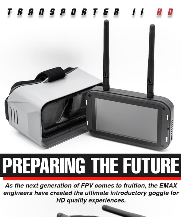 EMAX Transporter II HD FPV Goggle HDZero