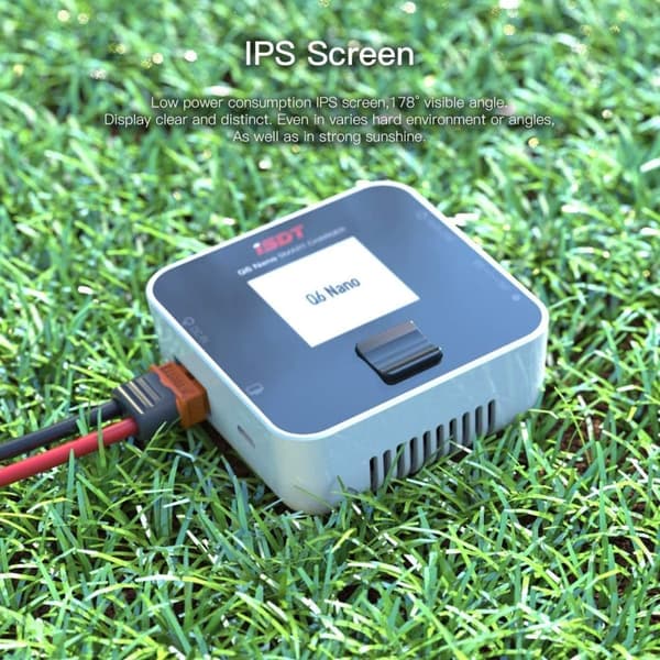 ISDT Q6 Nano laddare för Lipo-batterier 8A 200W DC 2-6S Modell Hobby RC LCD Digital Li-Po - Tillbehör till Fjärrstyrda Leksaker Balanseringsladdare
