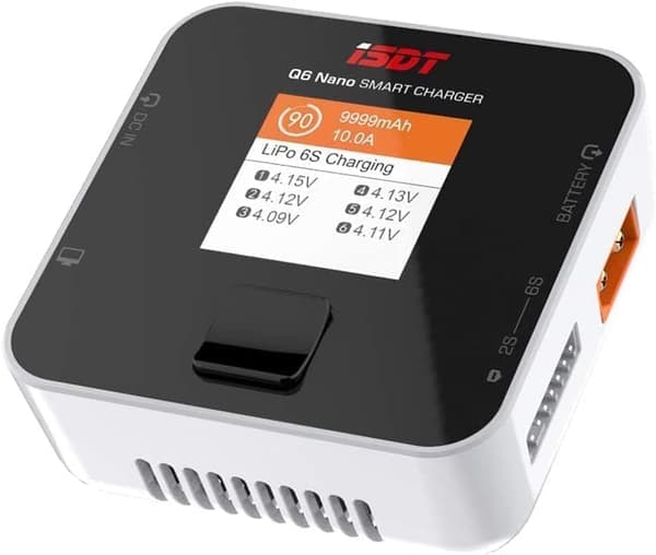ISDT Q6 Nano laddare för Lipo-batterier 8A 200W DC 2-6S Modell Hobby RC LCD Digital Li-Po - Tillbehör till Fjärrstyrda Leksaker Balanseringsladdare