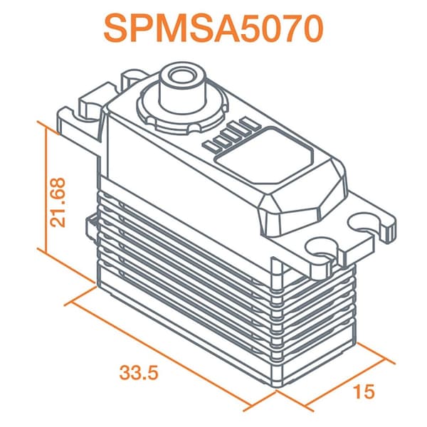 Spektrum A5070 Mini Digital HV Servo 13.7kg/0.07s