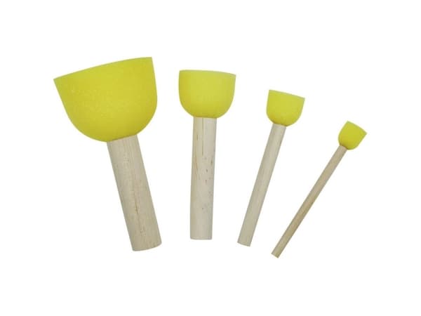 ZAHN Pinsel E10710-17 Svampepensel Skumplast 4 dele