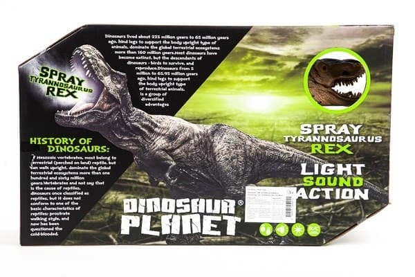 Radiostyrd Tyrannosaurus med fräcka funktioner, Ljus