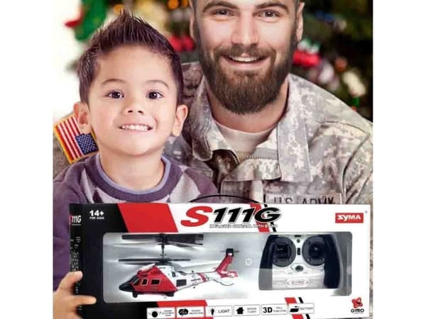Jokomisiada Syma S111G helikopter kontrollert av fjernkontroll RC0541