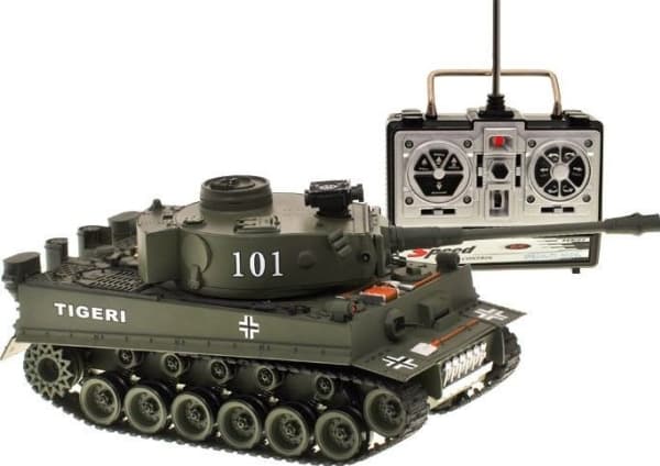 Jokomisiada REALISTIC GERMAN TIGER SHOOTING TANK RC0252ZI