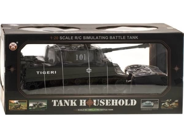 Jokomisiada REALISTIC GERMAN TIGER SHOOTING TANK RC0252ZI