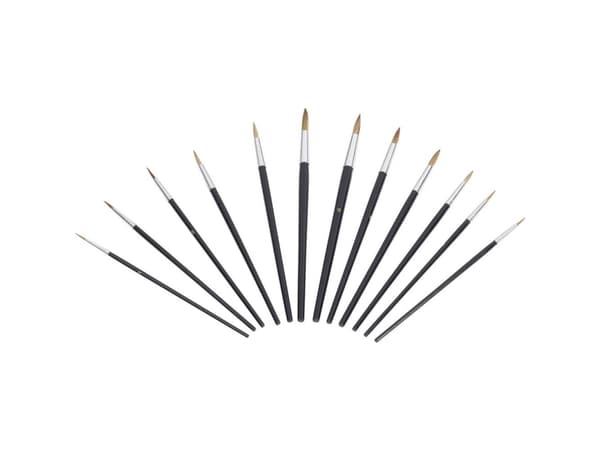 ZAHN Pinsel E10710-18 Vand- oliefarvepensel Syntetisk 12 dele