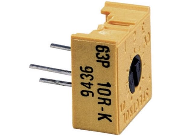 Vishay M63P105KB40, Blå, Metall, Rak, 250 V, 1 styck, RoHS